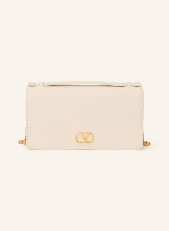 VALENTINO GARAVANI VLOGO SIGNATURE Crossbody bag ECRU / GOLD