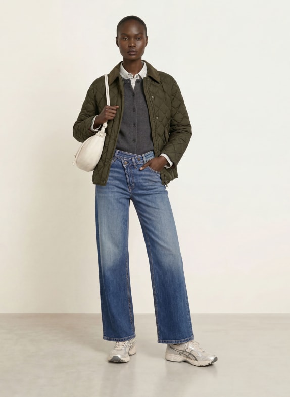 CAMBIO Wide leg jeans BAGGY ASYMMETRISCH 5136 modern ocean glow