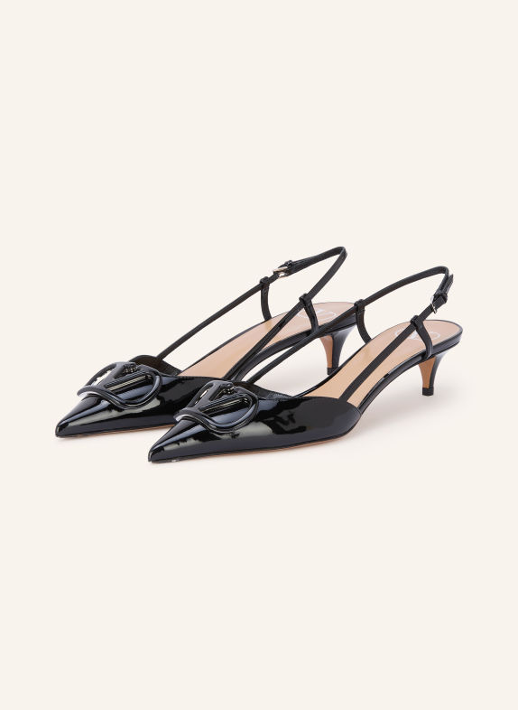 VALENTINO GARAVANI Slingpumps VLOGO SIGNATURE SCHWARZ