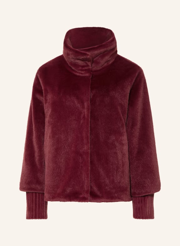lilienfels Faux Fur Jacket DARK RED