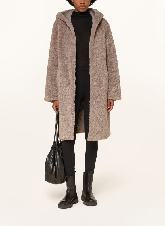 lilienfels Omkeerbare Mantel TAUPE