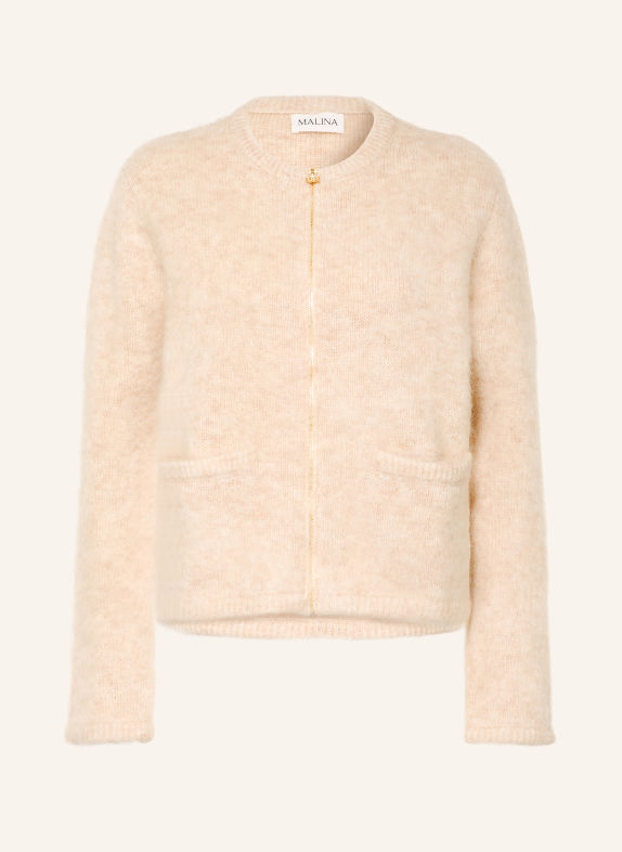 MALINA Strickjacke TEODORA mit Mohair BEIGE