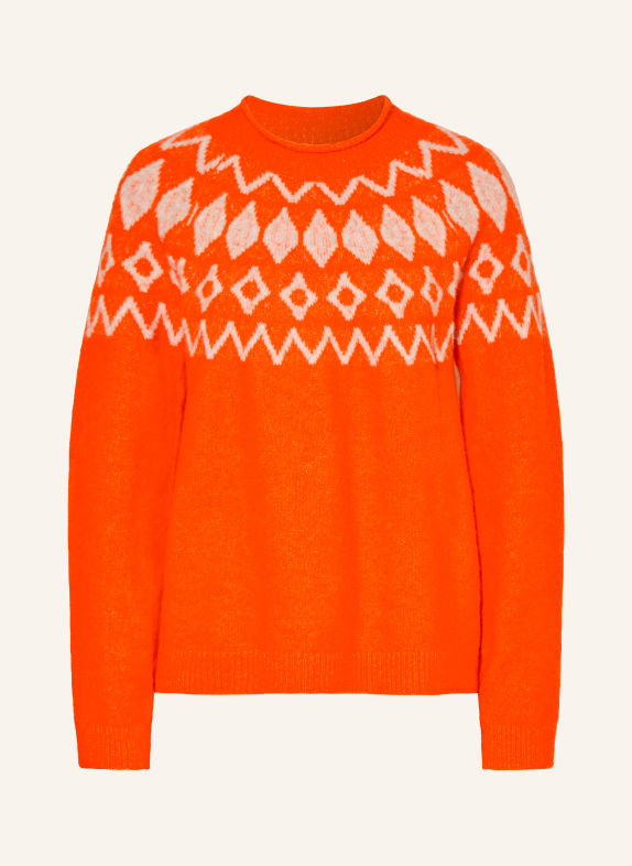 Grace Trui NEONORANJE / WIT