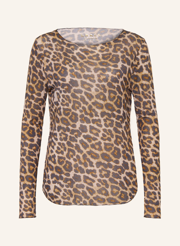 Grace Longsleeve BEIGE / BRUIN / ZWART