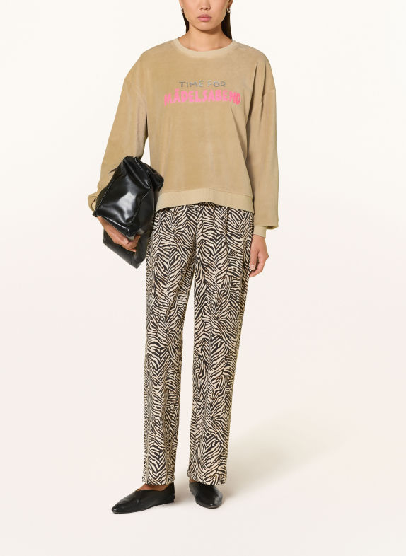Grace Nickishirt MEISJESAVOND BEIGE / ZILVER / NEONROZE
