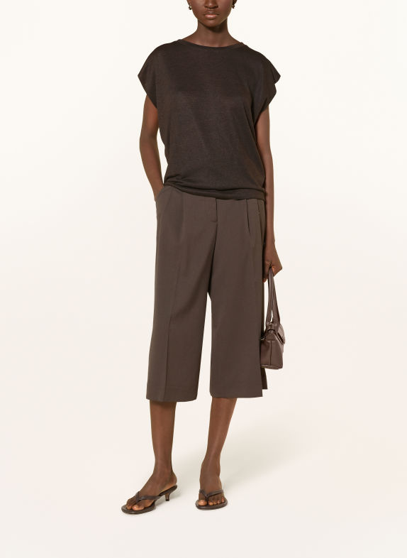 someday T-shirt KELUCIA MARRON FONCÉ