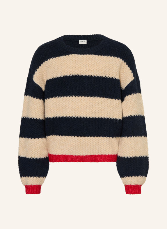s.Oliver RED Pull BLEU FONCÉ / CRÈME / ROUGE