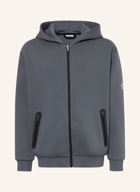 s.Oliver RED Sweat zippé GRIS / NOIR