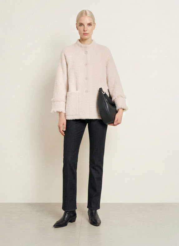 s.Oliver BLACK LABEL Strickjacke CREME