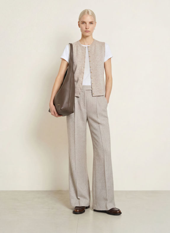 s.Oliver BLACK LABEL Strickweste BEIGE