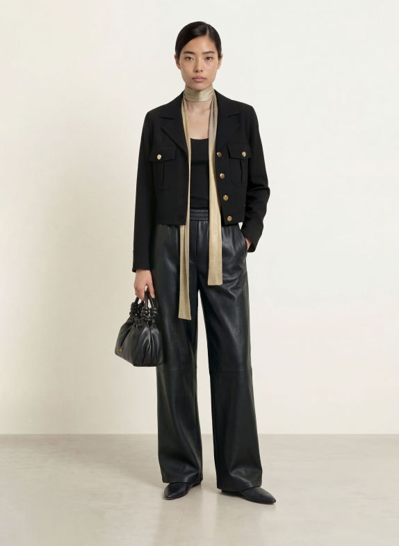 s.Oliver BLACK LABEL Kastenjacke SCHWARZ