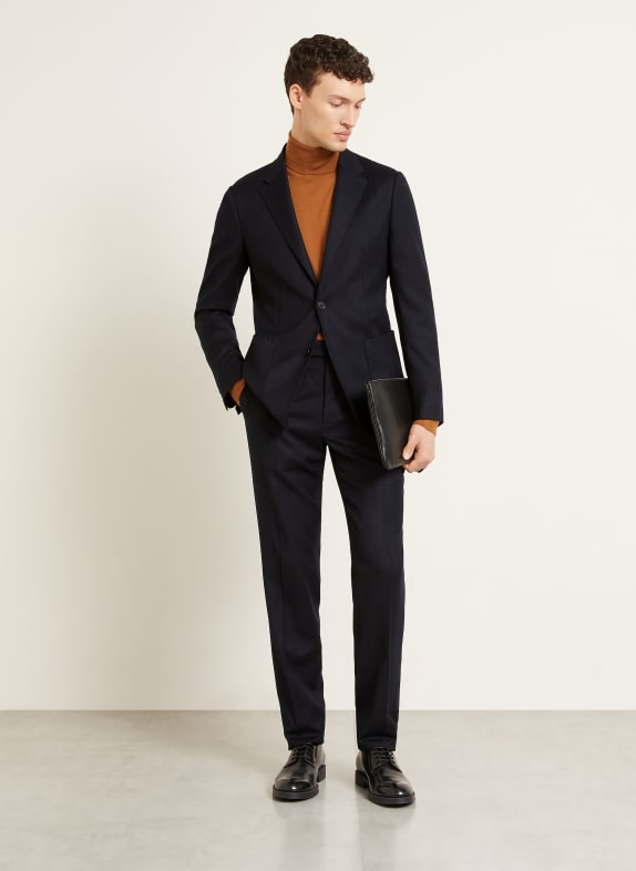 ZEGNA Oblek DROP 8 Extra Slim Fit TMAVĚ MODRÁ