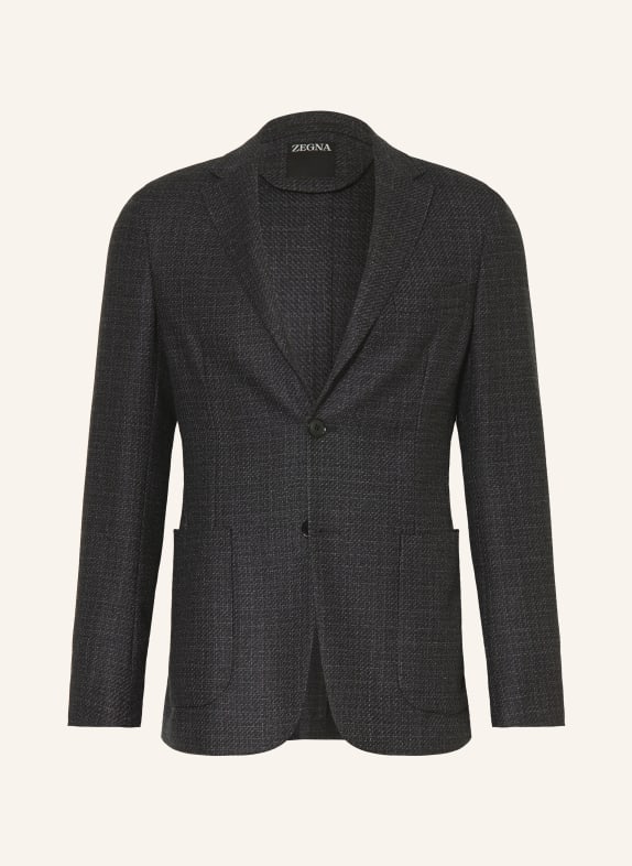 ZEGNA Jakke DROP 7 Extra Slim Fit MØRKEGRÅ / LYSEGRÅ / GRÅ