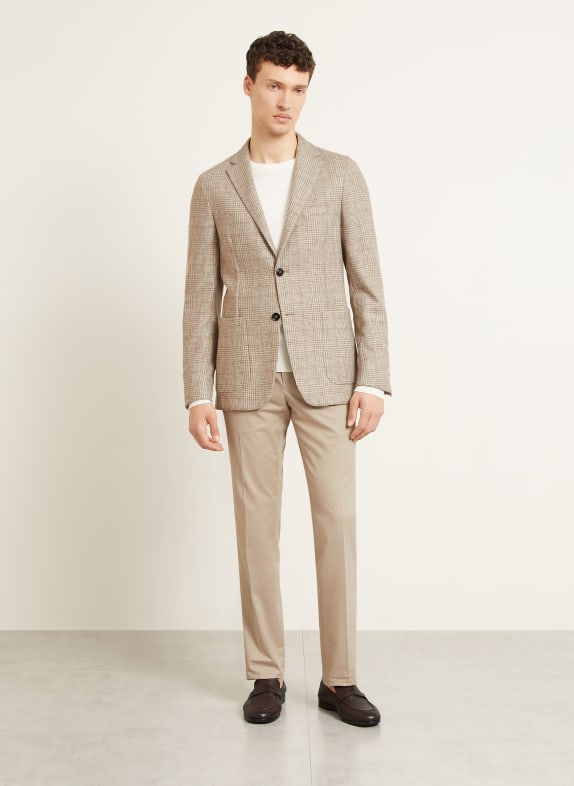 ZEGNA Sako Extra Slim Fit BÉŽOVÁ