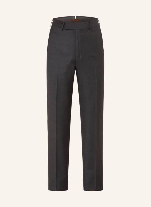ZEGNA TROFEO Regular Fit Trousers DARK GRAY