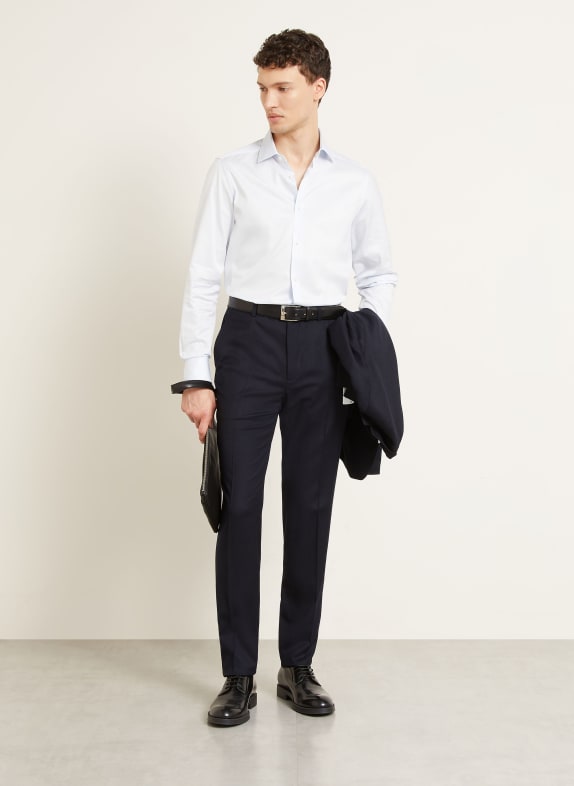 ZEGNA Košile Regular Fit TMAVĚ MODRÁ / BÍLÁ