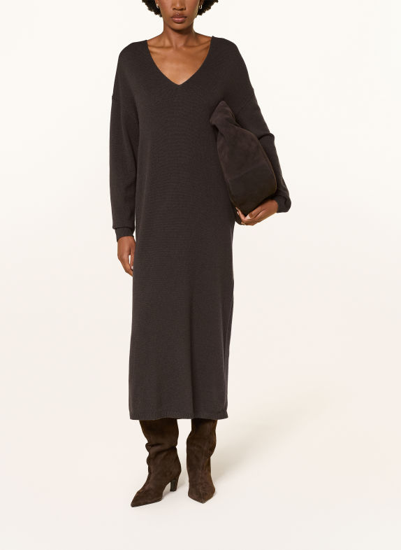 comma Strickkleid BRAUN