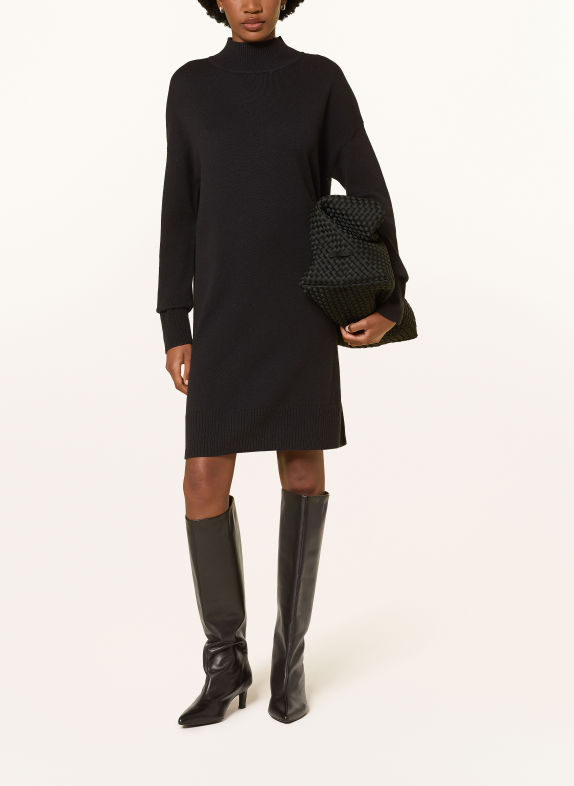 COMMA Strickkleid SCHWARZ