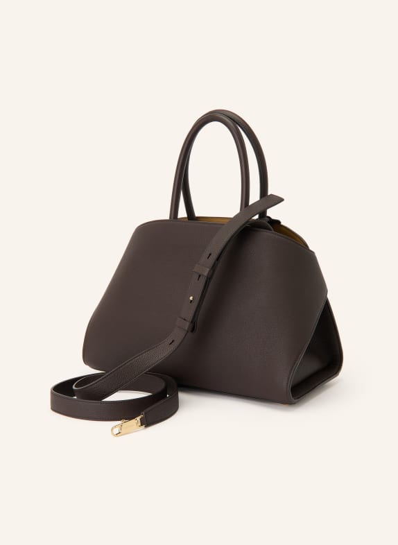 FERRAGAMO Sac à main HUG MARRON FONCÉ / OR