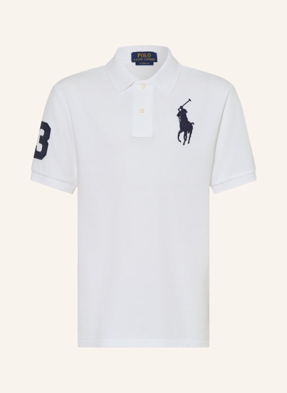 POLO RALPH LAUREN Koszulka polo Piqué BIAŁY / GRANATOWY