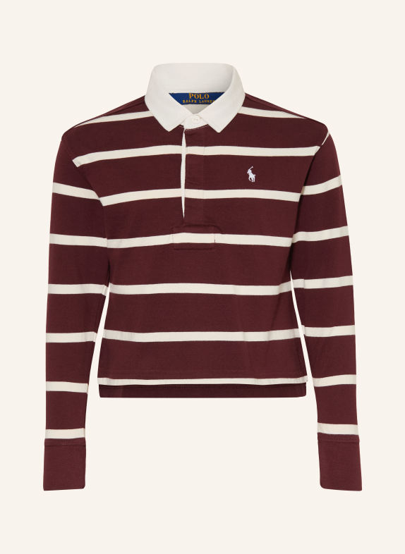 POLO RALPH LAUREN Rugbyshirt DUNKELROT / CREME