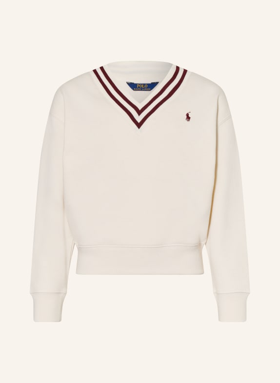POLO RALPH LAUREN Pullover ECRU / DUNKELBRAUN