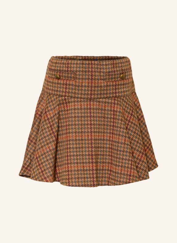 POLO RALPH LAUREN Skort CAMEL / DUNKELROT / DUNKELGRÜN