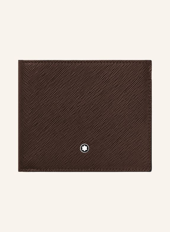 MONTBLANC Saffiano-Geldbörse SARTORIAL DUNKELBRAUN