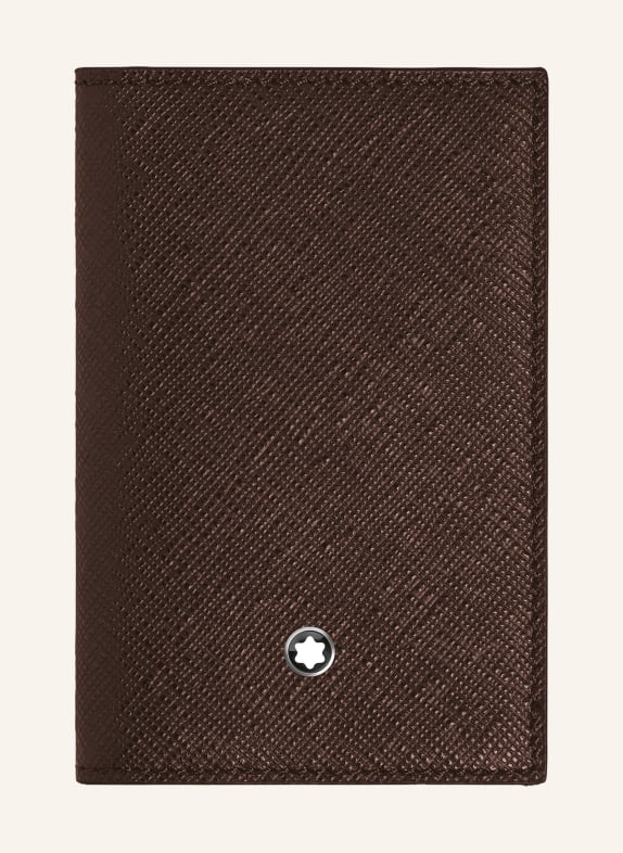 MONTBLANC Saffiano Card wallet SARTORIAL DARK BROWN