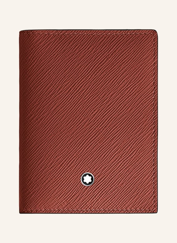 MONTBLANC Saffiano-Kartenetui BRAUN