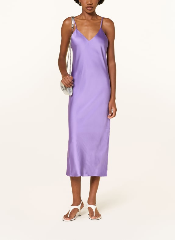NORMA KAMALI Satin dress PURPLE