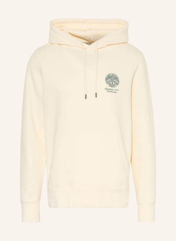 GANT Sweat à capuche CRÈME