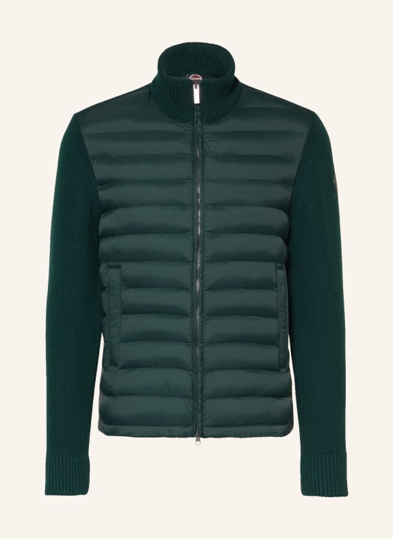 COLMAR Steppjacke im Materialmix DUNKELGRÜN