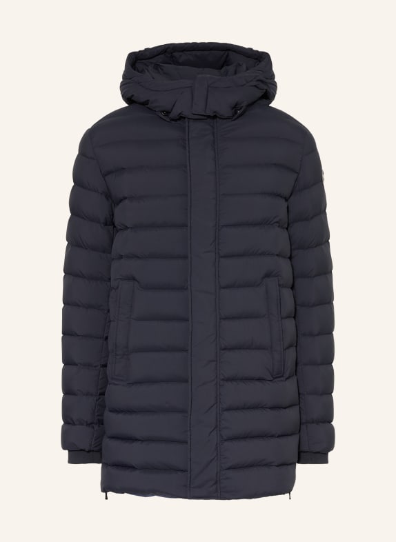COLMAR Daunenjacke mit abnehmbarer Kapuze DUNKELBLAU / DUNKELROT