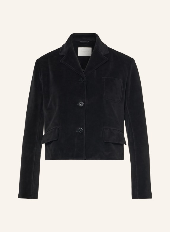CIRCOLO 1901 Velours Blazer ZWART