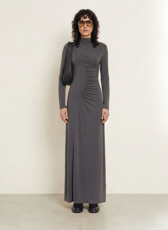SAMSØE  SAMSØE Jerseykleid SAANDRESSA SCHWARZ