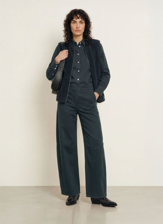 SAMSØE  SAMSØE Broek SAROKO CLR001421 Washed Salute
