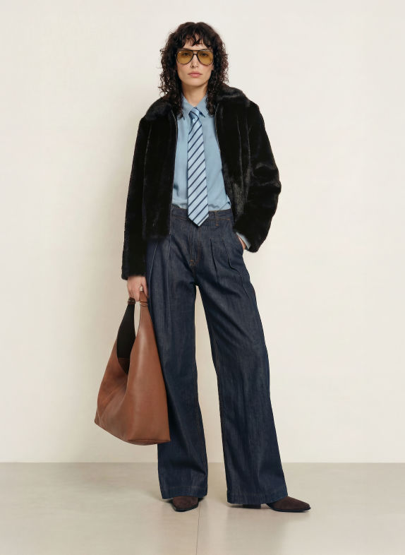 SAMSØE  SAMSØE Jean wide leg SAHARPER CLR002815 Ink