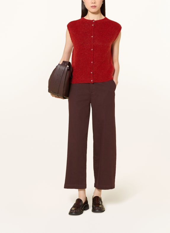 darling harbour Gilet en maille d'alpaga RED