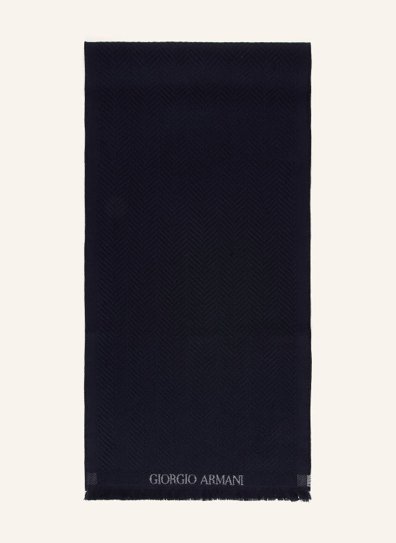 GIORGIO ARMANI Écharpe BLEU FONCÉ