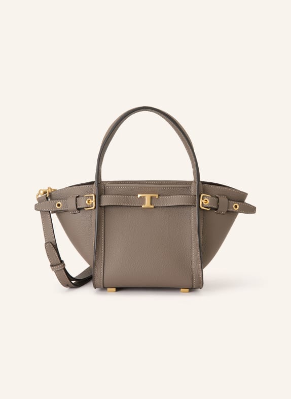 TOD'S Crossbody bag GRAY / GOLD