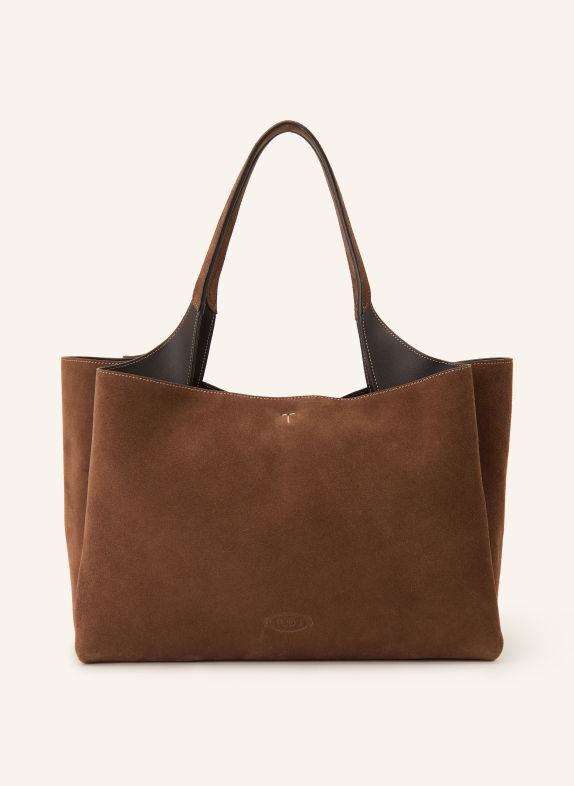 TOD'S Shoppers MEDIUM BRUIN