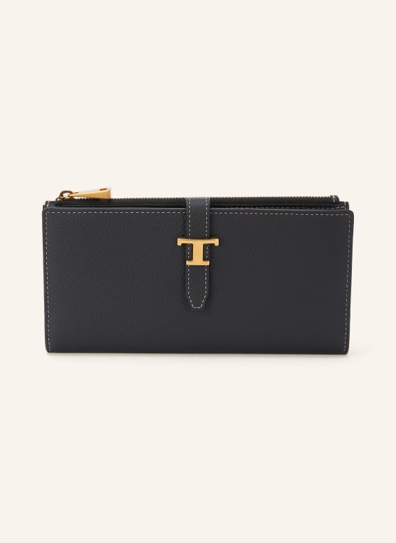 TOD'S KATE Wallet BLACK / GOLD