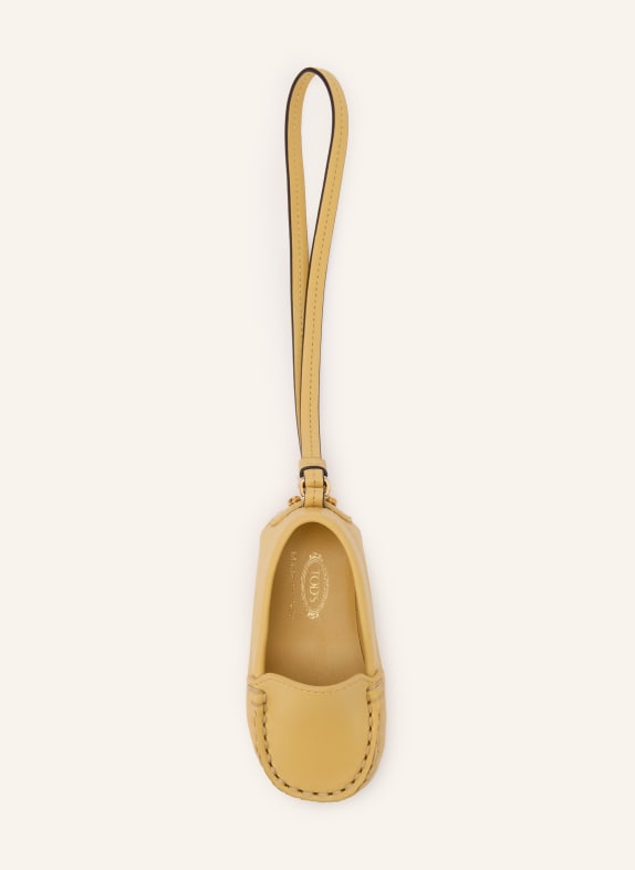 TOD'S GOMMINI METAL DOTS Bag Charms with Rivets YELLOW / GOLD