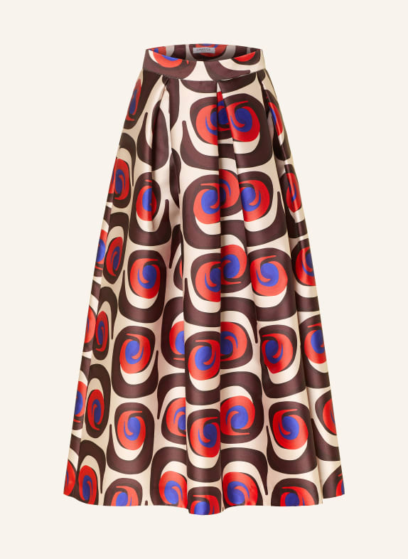 LUNATICA MILANO Skirt RED / BROWN / CREAM