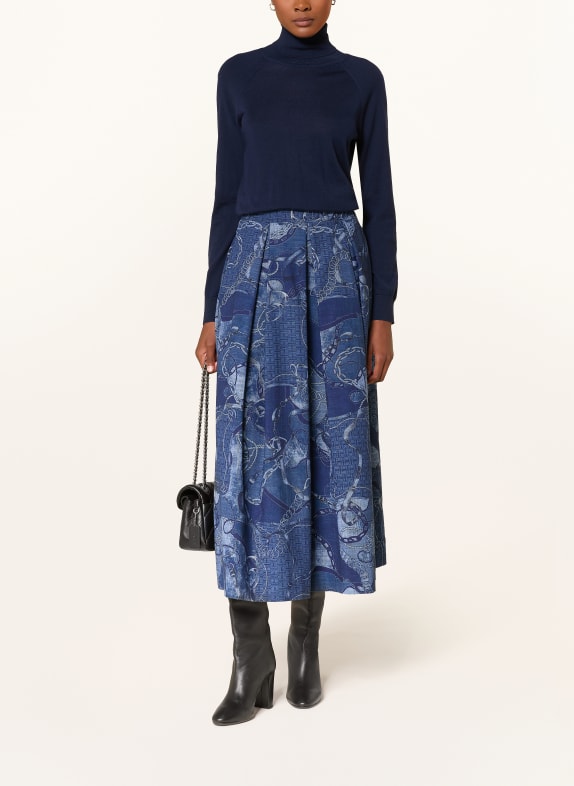 LUNATICA MILANO Spódnica GRANATOWY / NIEBIESKI