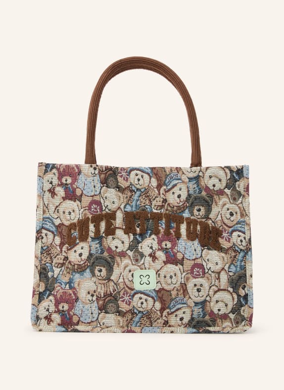 CODELLO Shoppers BEIGE / DARK RED / BLUE