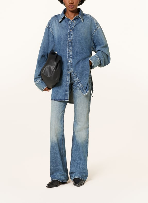 HAIKURE Oversized-Jeansbluse VICTORIA BLAU