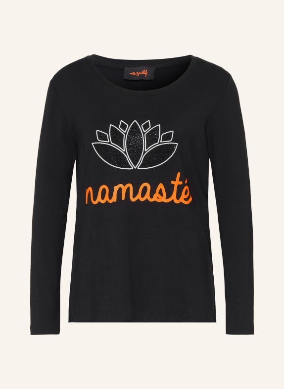 miss goodlife Long-sleeve shirt with sequins BLACK
