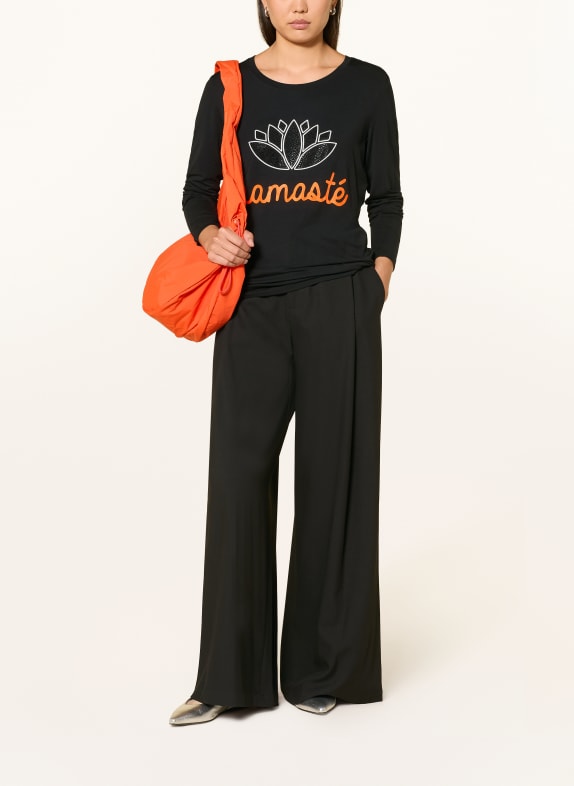 miss goodlife Longsleeve met pailletten ZWART